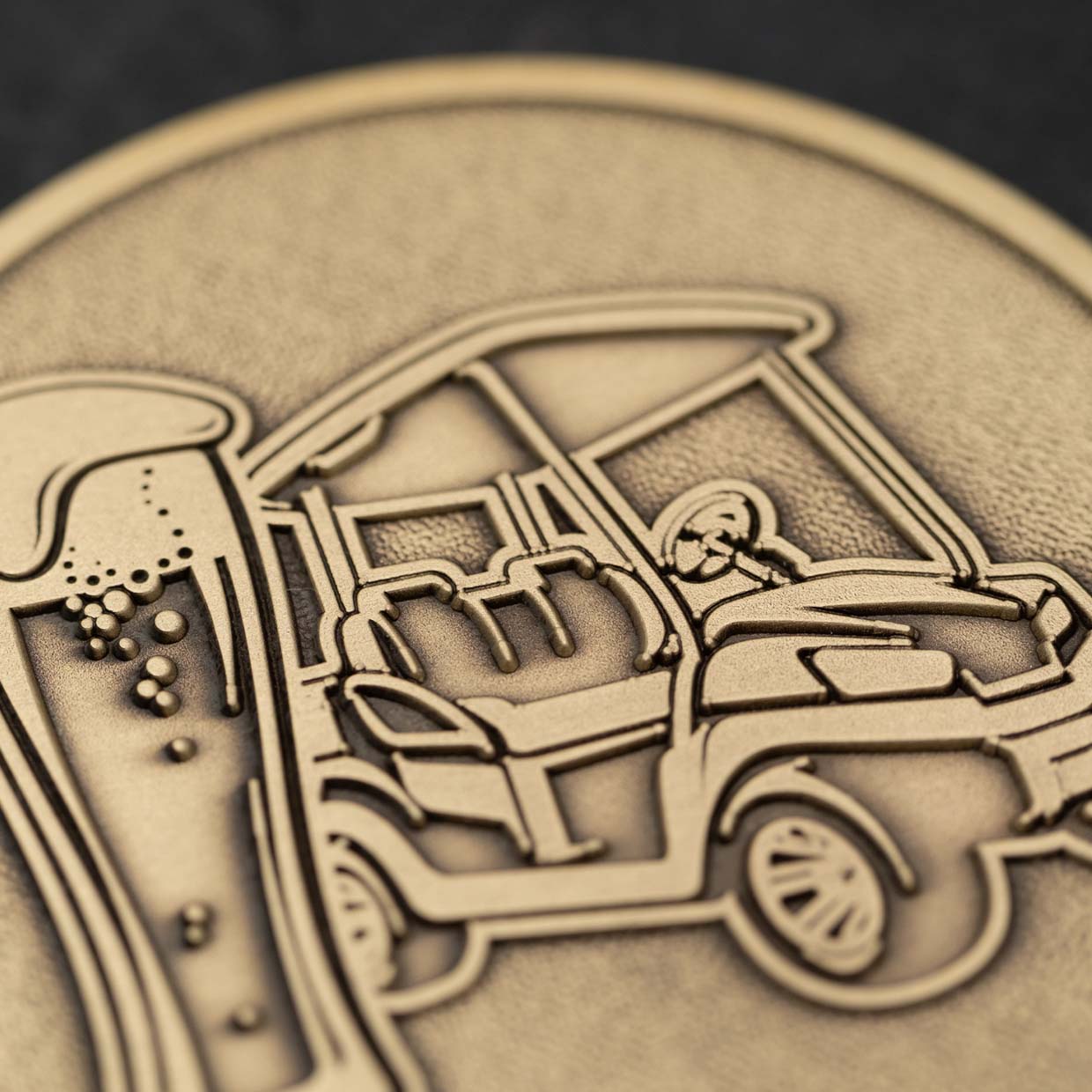 Cart & Barrel Coin Reverse Detail